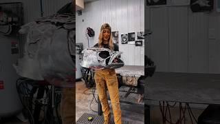 Dogtooth tuna- full build. #metalsculpture #art #dogtoothtuna #dogtooth #welding #metalart