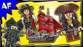 Lego Pirates of the Caribbean QUEEN ANNE's Revenge 4195 Stop Motion Build Review