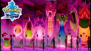 All Shiny Pokemon Inside Gmax Drednaw Den - Pokemon Sword