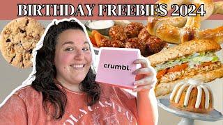 MY FIRST TIME GETTING BIRTHDAY FREEBIES!! // Birthday Freebies 2024