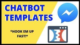 How to Hookup Chatbot TEMPLATES To Your Facebook Posts | ManyChat Tutorial