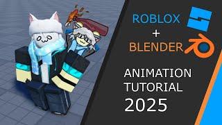 Roblox Blender Animation Tutorial 2025 | Roblox Studio + Blender