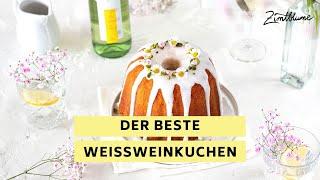 Rezept für Weißweinkuchen: Extra saftig und lecker