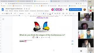 Nataliia Byzova. Google Blackboard Activity.  "Ukraine-Egypt Conference. February 22, 2021"