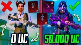  ЭТО ЛУЧШАЯ ПРОКАЧКА АККАУНТА на 50000 UC В PUBG MOBILE! ВЫБИЛ ШУТ и ПРОКАЧАЛ M416 В ПУБГ МОБАЙЛ!