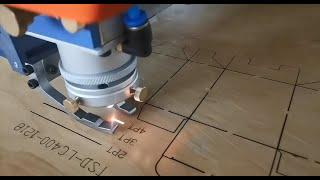 TSD 400Watt Die Board Laser Cutting Machine with Auto Following System for 2PT 3PT 4PT Cutting