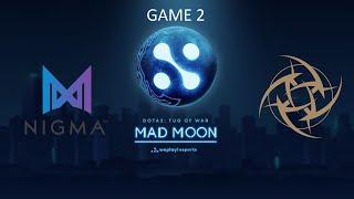 Nigma vs Ninjas in Pyjamas - Game 2 | WePlay! Dota 2 Tug of War: Mad Moon