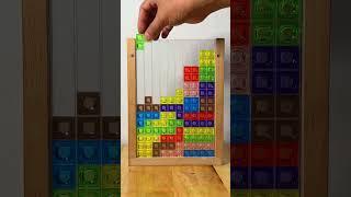 “Oddly Satisfying Tetris Stacking | Color Puzzle Vibes”