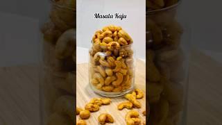 Quick & Easy Masala Kaju Recipe | Spicy Cashews | Masala Kaju Namkeen #kaju #namkeen