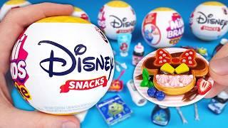 Opening And Making The Disney Snacks - Zuru Mini Brands Create line