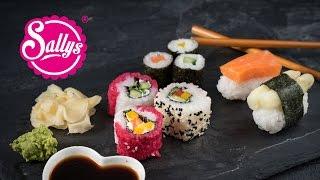 Sushi Basics / Maki, Inside Out & Nigiri – Sushi Reis & Ingwer / Sallys Welt