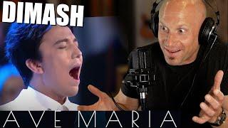 First time Reaction & Vocal ANALYSIS Dimash - AVE MARIA | New Wave 2021