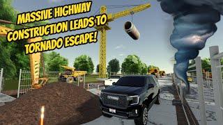 Greenville, Wisc Roblox l Highway Construction TORNADO STORM - F3X Voice Roleplay