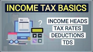 Income Tax Basics Explained | Tax Rates | 5 Income Heads | Hindi