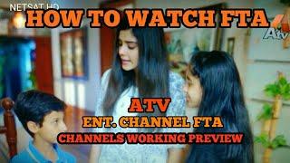 ATV URDU HINDI Ent. TV CHANNEL FTA ON PAKSAT 1R @ 38 E (C BAND) NETSAT HD