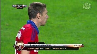 Kirill Nababkin's goal. FC Kuban vs CSKA | RPL 2015/16