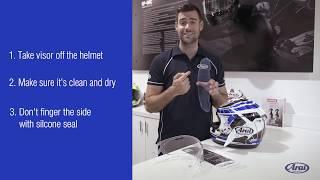 How To Install A Pinlock Max Vision Visor System