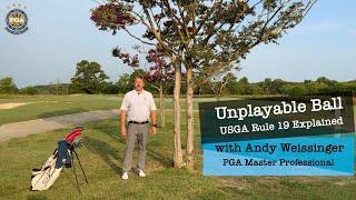 Unplayable Ball - USGA Rule 19 Explained