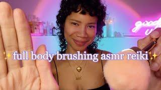 Brushing Away Negative Energy  ASMR Reiki Full Body Aura Cleanse | Personal Attention, Tingles