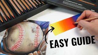 How to Blend Luminance Colour Pencils - Caran D'ache Tutorial