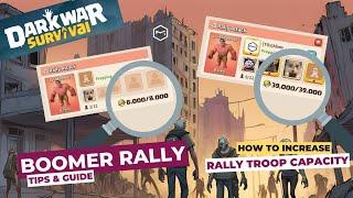 Dark War Survival: Boomer Rally Tips & Guide