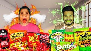 We Ate The World's SPICIEST vs SOUREST Food Challenge!!!