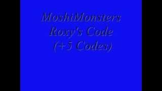 MoshiMonsters Roxy Code(+5 Codes)