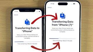 How To Transfer Data from old iPhone to iPhone 15 Plus (Photos, Data, Everything)