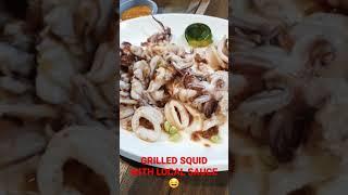 GRILLED SQUID WITH LOCAL SAUCE, COOK TO PERFECTION  #SHORT #DELICOUSFOOD #SQUIDLOVER #SEAFOODLOVER