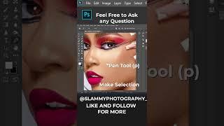 Enhance makeup in photoshop #youtubeshorts #shorts #photography #reels