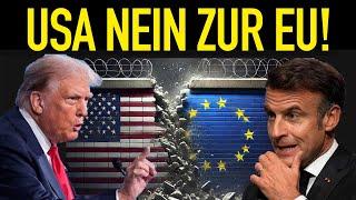 USA zerschlagen die EU kaum: Was ist los?