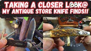 Taking a Closer Look at My Antique Store Knife Finds!