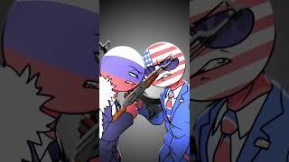 RUSSIA VS USA  #countryhumans