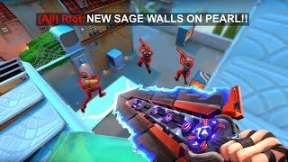 BEST Sage Walls And Glitch On New Valorant Map PEARL