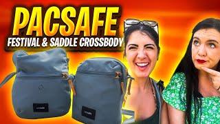 PACSAFE CROSSBODY BAG: Festival & Saddle Review (BEST ANTI THEFT DAY BAG)