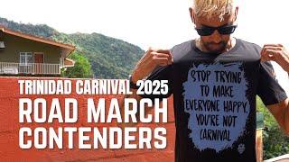 Trinidad Carnival 2025 ROAD MARCH Contenders