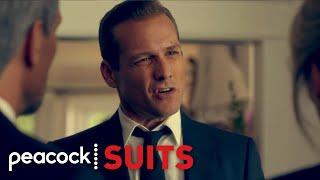 Harvey Loses His Temper at His Dad's Funeral | Suits