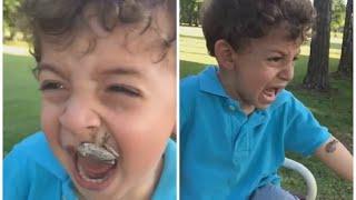 Frog Attacks Little Boy