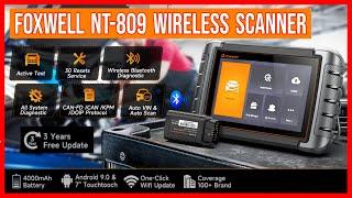 Foxwell 809BT Updated Wireless Bidirectional Automotive OBD2 Diagnostic Scanner Review & Testing