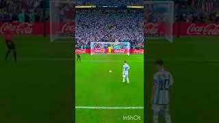 How to Take a Penalty Like Messi #shorts #football #messi #worldcup