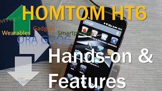 HOMTOM HT6 Smartphone 6250mAh Battery LTE - Hands-on