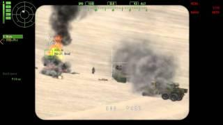 AH-64 Attack Gaddafi artillery near Tripoli