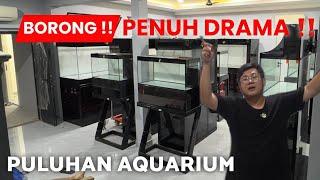 AKHIRNYA !!! BORONG PULUHAN AQUARIUM IKAN PREDATOR SAMPAI DI MARKAS JAMM VLOG - PENUH DENGAN DRAMA