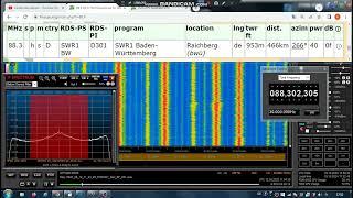 FM DX TS - 120822 1041UTC - 88.3 SWR1 Baden-Württemberg (D) Raichberg (bwü) 40kW 466km!