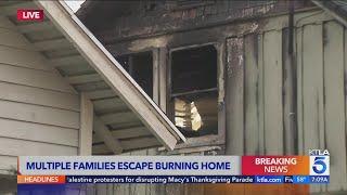 Colton house fire leaves 8 hospitalized, including children