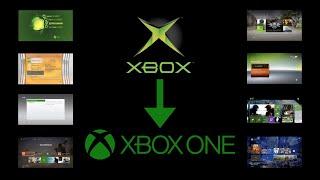 Evolution of the Xbox Dashboard (2001 - 2019)