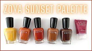 ZOYA 'Sunset Palette' Collection  Fall 2021 [live swatch/review/dry test]