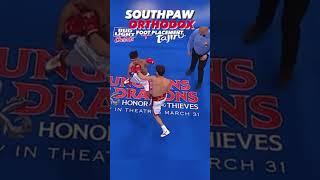 Southpaw Vs Orthodox Boxing. Why you Should Always Control the Outside Foot Position. #boxing
