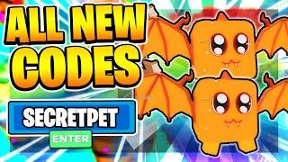 ALL NEW SECRET PET CODES in CLICKING LEGENDS! - Roblox Clicking Legends VOLCANO UPDATE