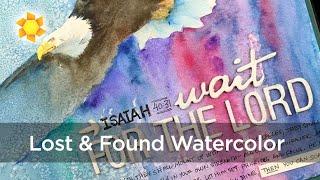 Lost & Found Watercolor painting